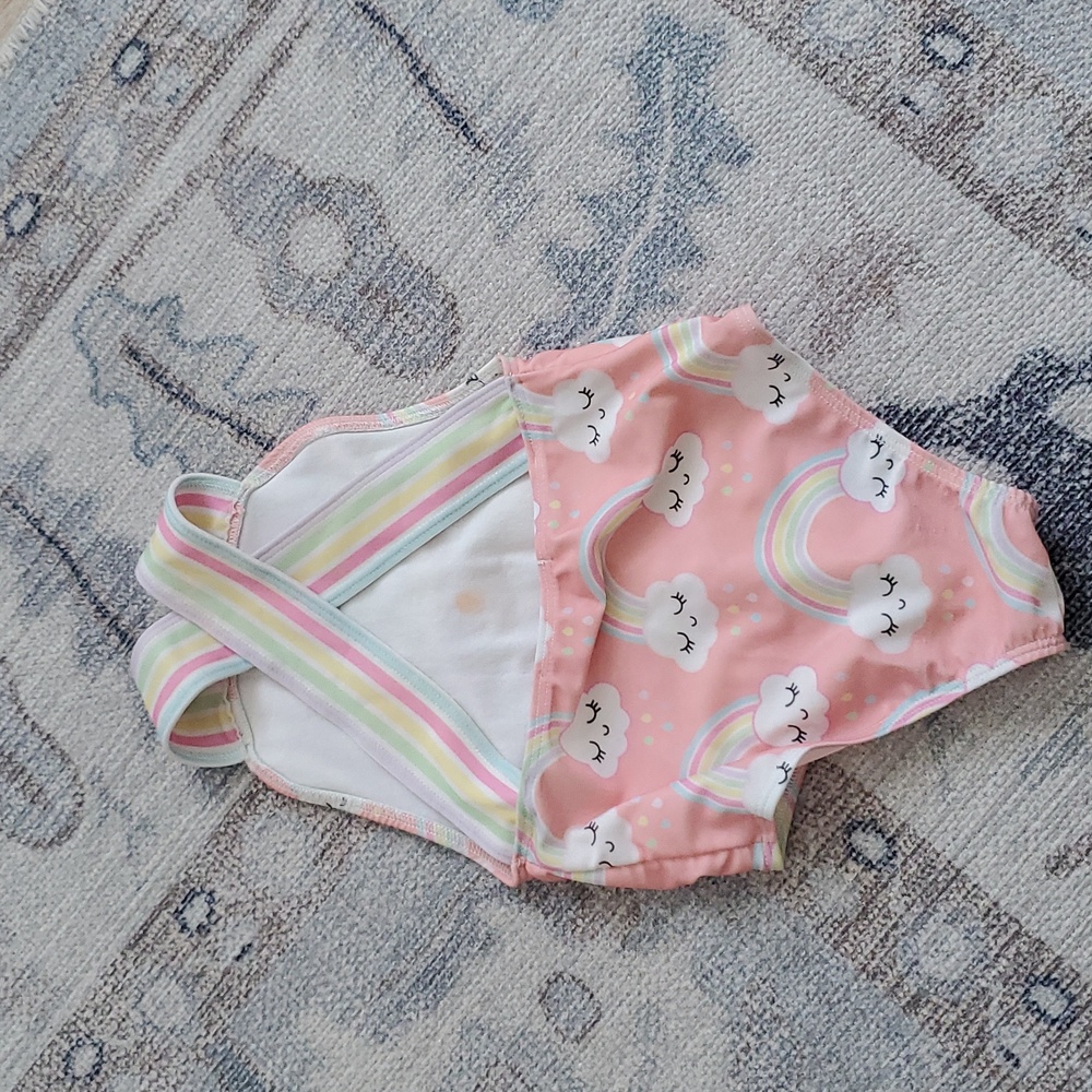 Sal and Pimenta Toddler Girls Drops of Rainbow Swimsuit  Sz3T - Picture 7 of 9